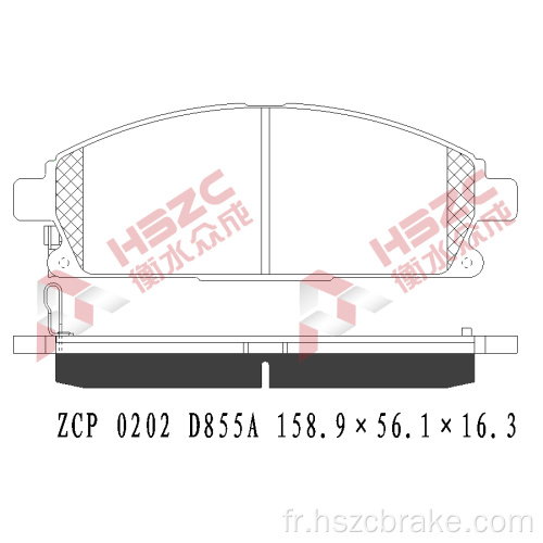 FMSI D855 Car céramique de cartouche pour Nissan